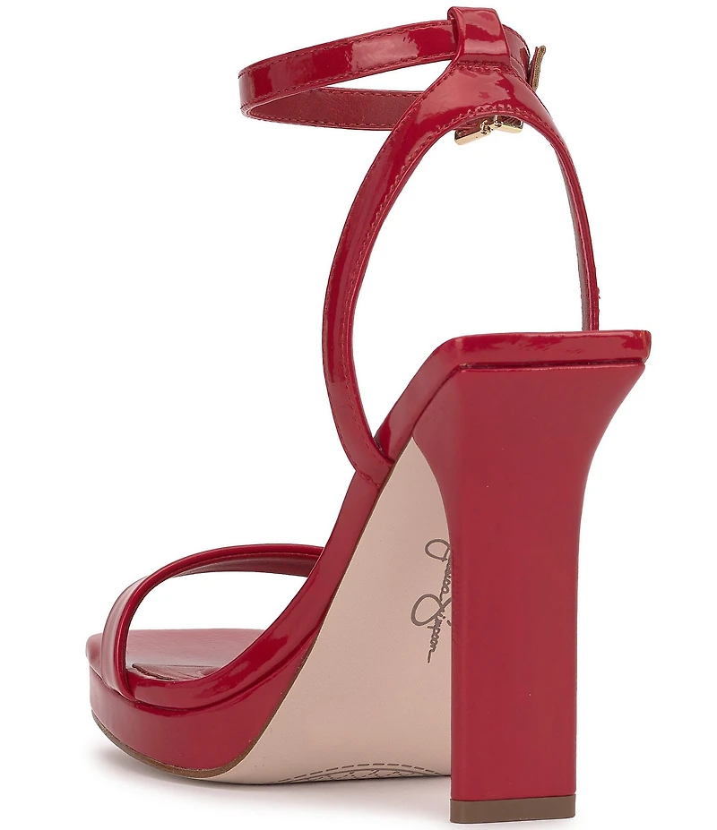 Jessica Simpson Adonia Patent Ankle Strap Platform Dress Sandals