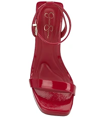 Jessica Simpson Adonia Patent Ankle Strap Platform Dress Sandals