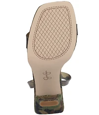 Jessica Simpson Adonia Camo Shimmer Platform Dress Sandals