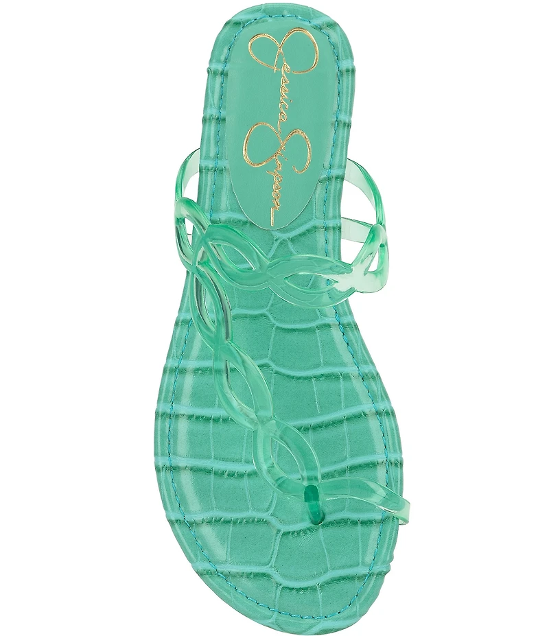 Jessica Simpson Aloni Jelly Flat Sandals