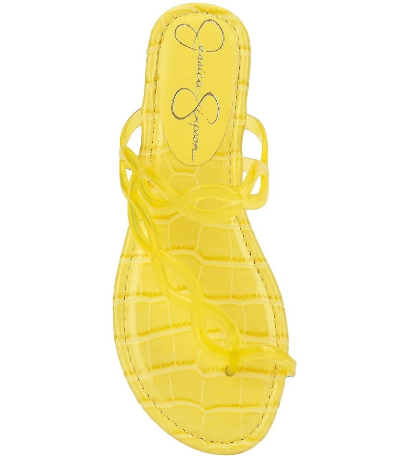 Jessica Simpson Aloni Jelly Flat Sandals