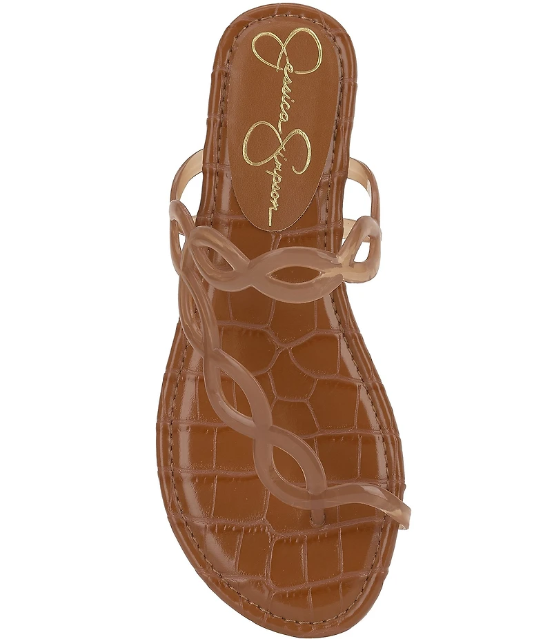 Jessica Simpson Aloni Jelly Flat Sandals