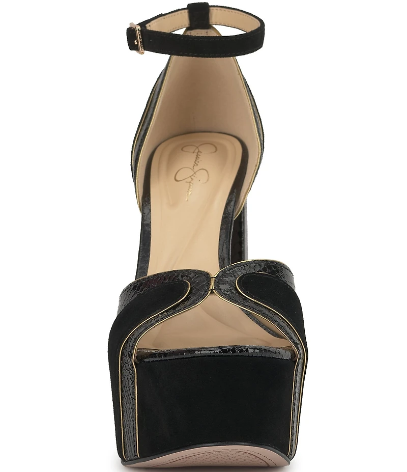 Jessica Simpson Avele Ankle Strap Platform Sandals