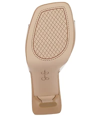 Jessica Simpson Azelica Clear Platform Dress Slide Sandals