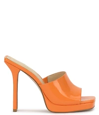Jessica Simpson Azelica Patent Platform Dress Slide Sandals