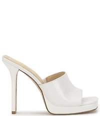 Jessica Simpson Azelica Snake Embossed Platform Dress Slide Sandals