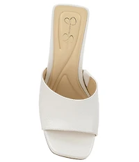 Jessica Simpson Azelica Snake Embossed Platform Dress Slide Sandals