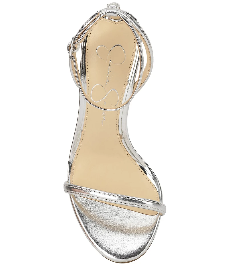 Jessica Simpson Baharia Metallic Ankle Strap Dress Sandals