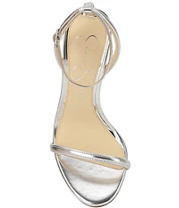 Jessica Simpson Baharia Metallic Ankle Strap Dress Sandals