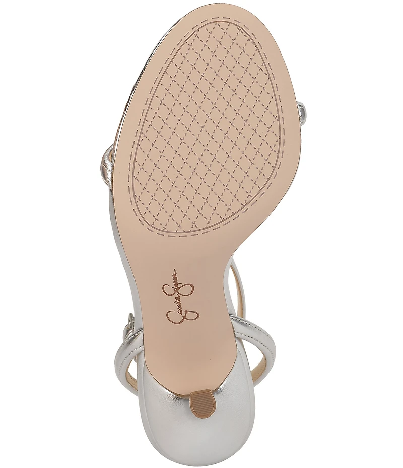 Jessica Simpson Baharia Metallic Ankle Strap Dress Sandals
