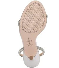 Jessica Simpson Baharia Rhinestone Embellished Ankle Strap Dress Sandals