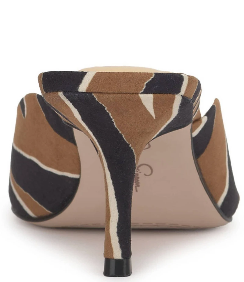 Jessica Simpson Belvaen Printed Heeled Mules
