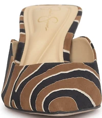 Jessica Simpson Belvaen Printed Heeled Mules