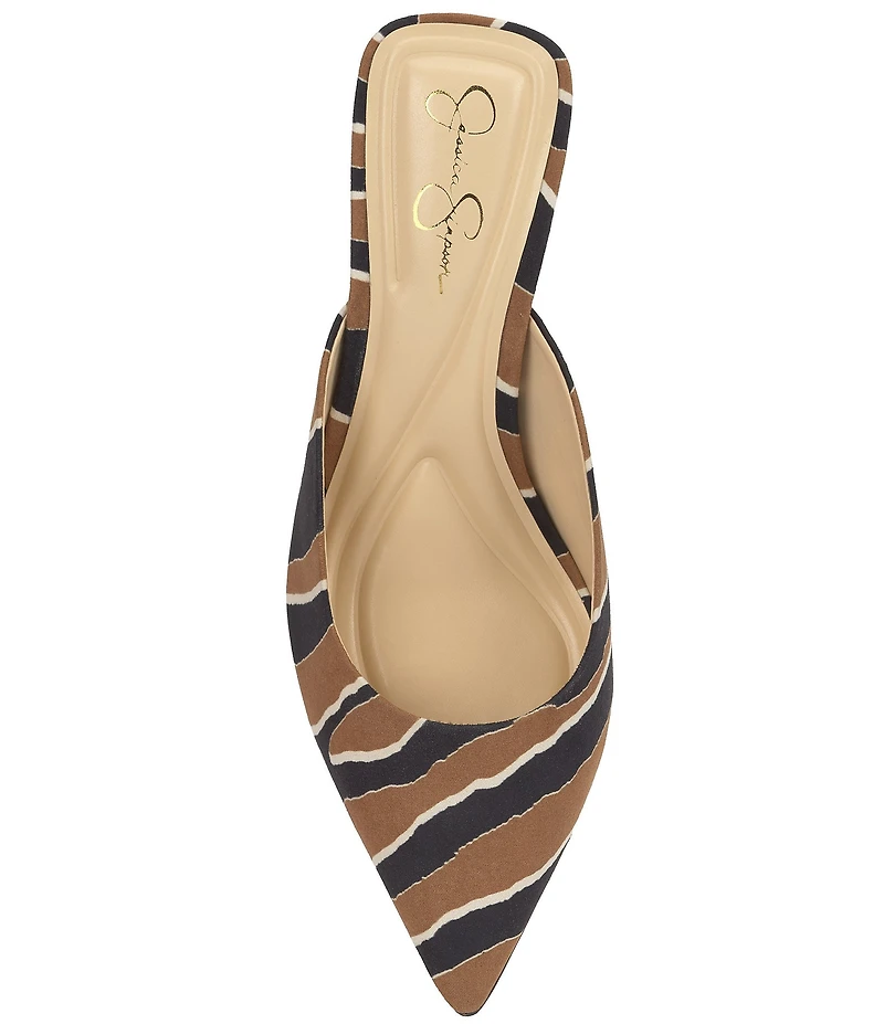 Jessica Simpson Belvaen Printed Heeled Mules