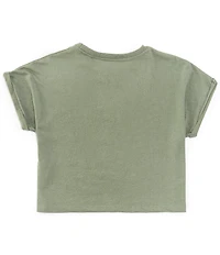 Jessica Simpson Big Girls 7-16 Short Sleeve Guitar Graphic Boxy T-Shirt