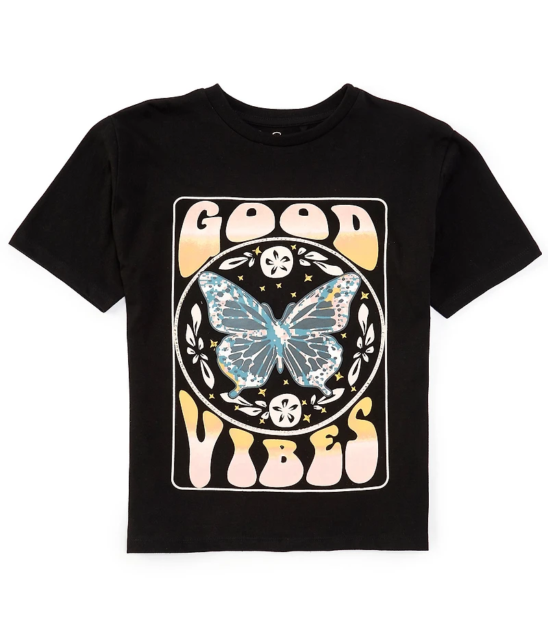 Jessica Simpson Big Girls 7-16 Short Sleeve Oversized-Graphic T-Shirt