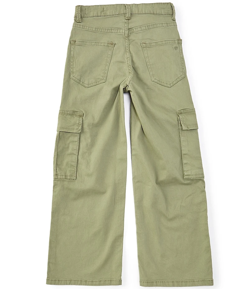 Jessica Simpson Big Girls 7-16 Wide-Leg Canvas Cargo Pants