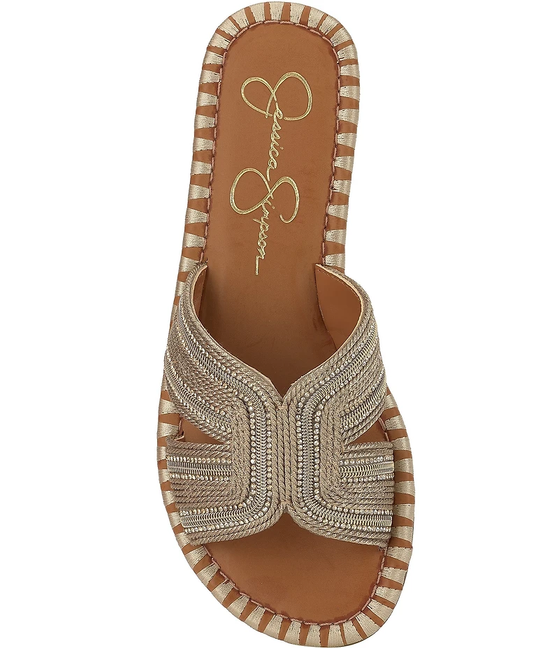 Jessica Simpson Blesyn Embellished Flat Sandals