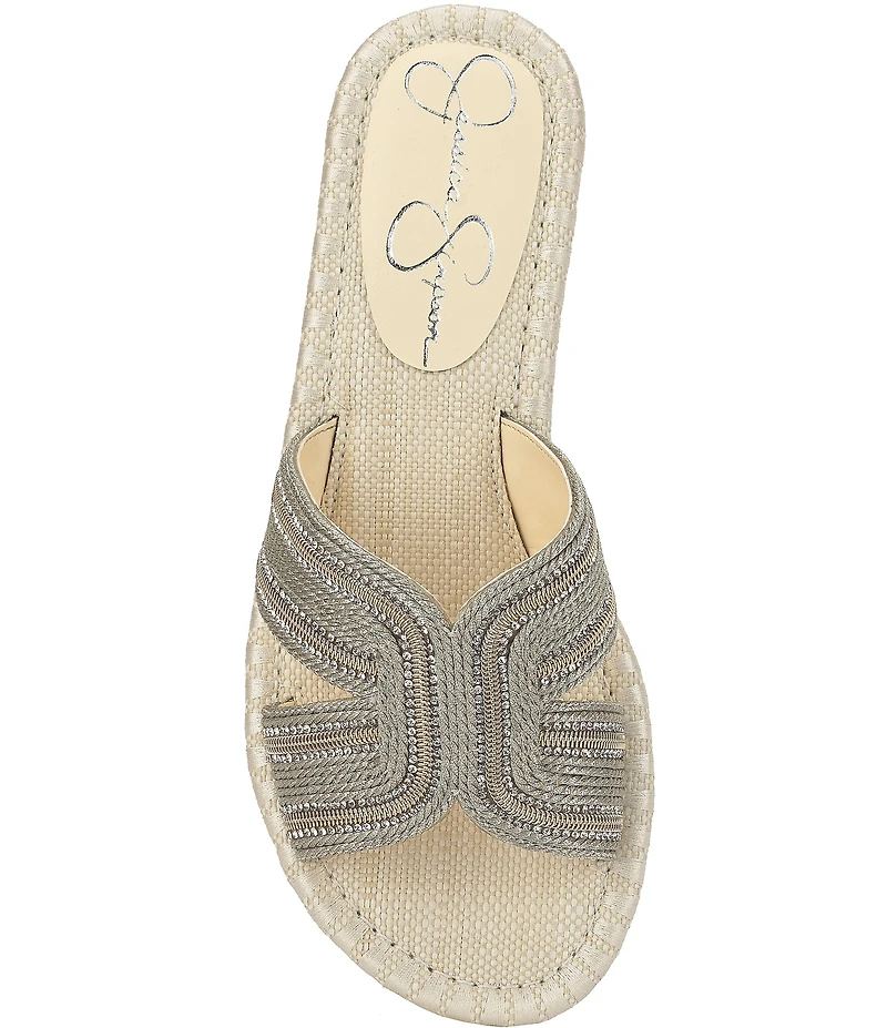 Jessica Simpson Blesyn Embellished Flat Sandals