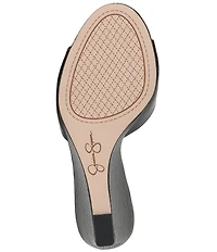 Jessica Simpson Bolir Snake Embossed Wedge Sandals