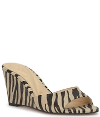Jessica Simpson Bolir Zebra Print Wedge Sandals