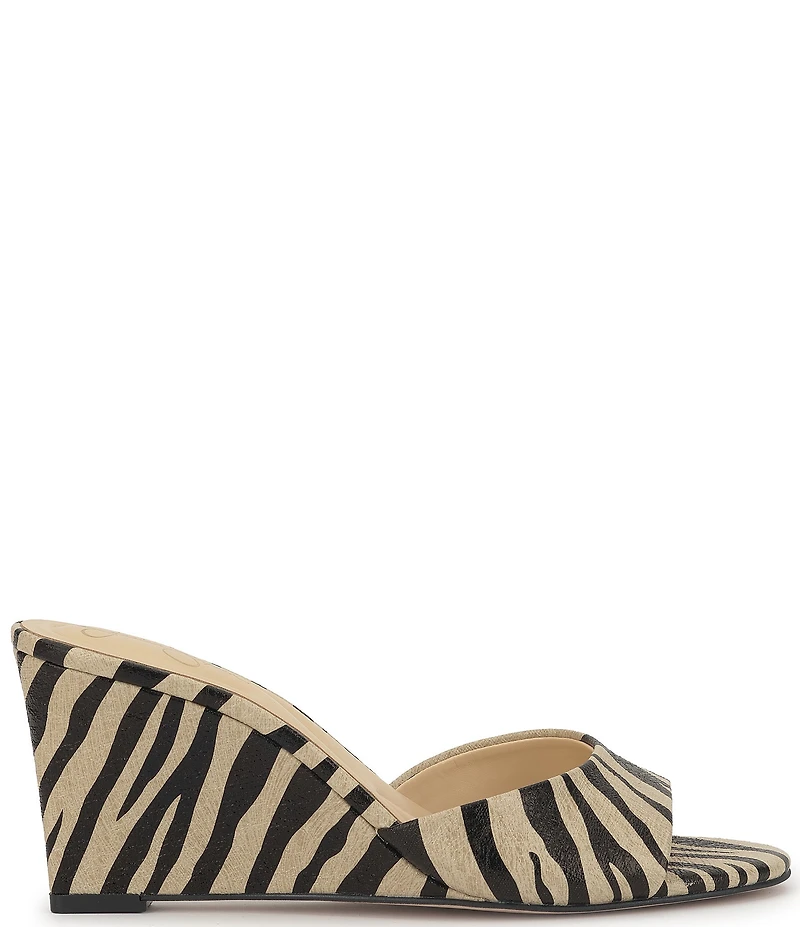 Jessica Simpson Bolir Zebra Print Wedge Sandals