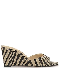 Jessica Simpson Bolir Zebra Print Wedge Sandals