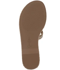 Jessica Simpson Bria Rhinestone Embellished Slide Sandals