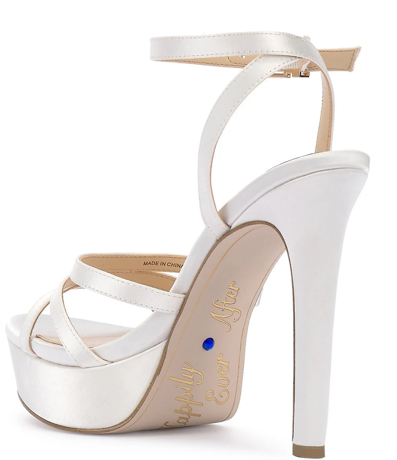 Jessica Simpson Bridal Collection Balina Ankle Strap Platform Sandals
