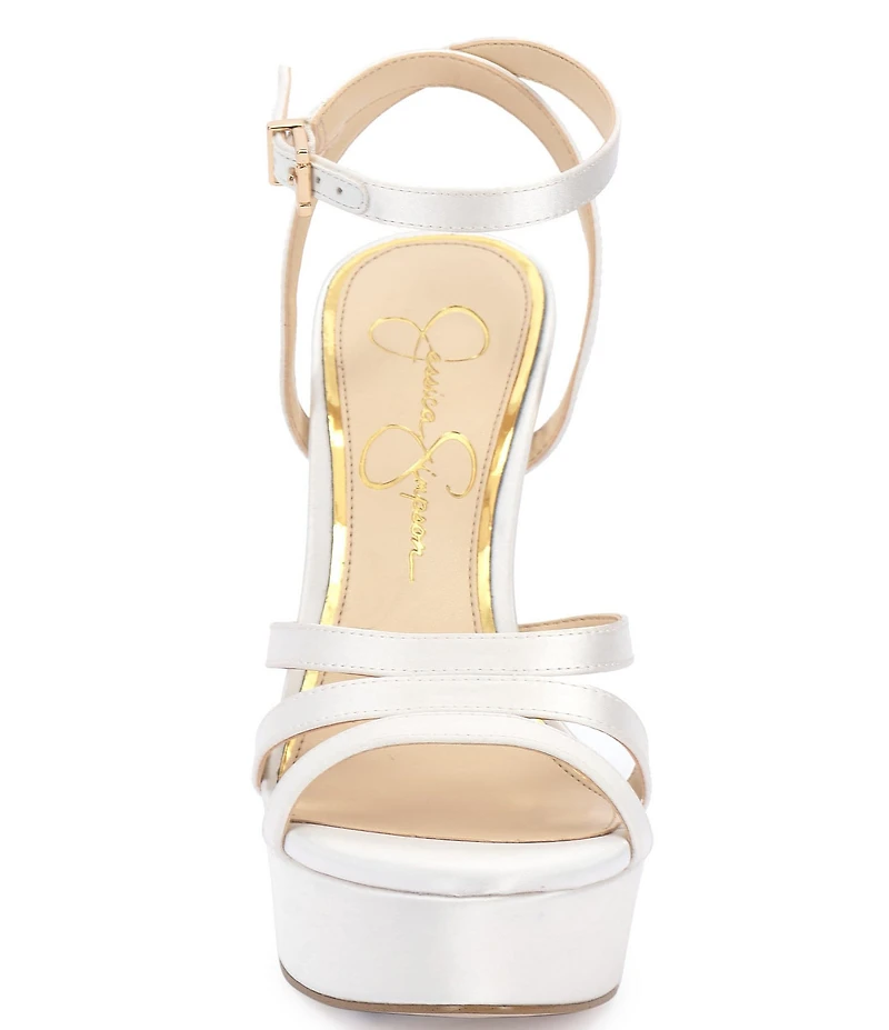 Jessica Simpson Bridal Collection Balina Ankle Strap Platform Sandals