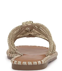 Jessica Simpson Briellea Rhinestone Embellished Slide Sandals