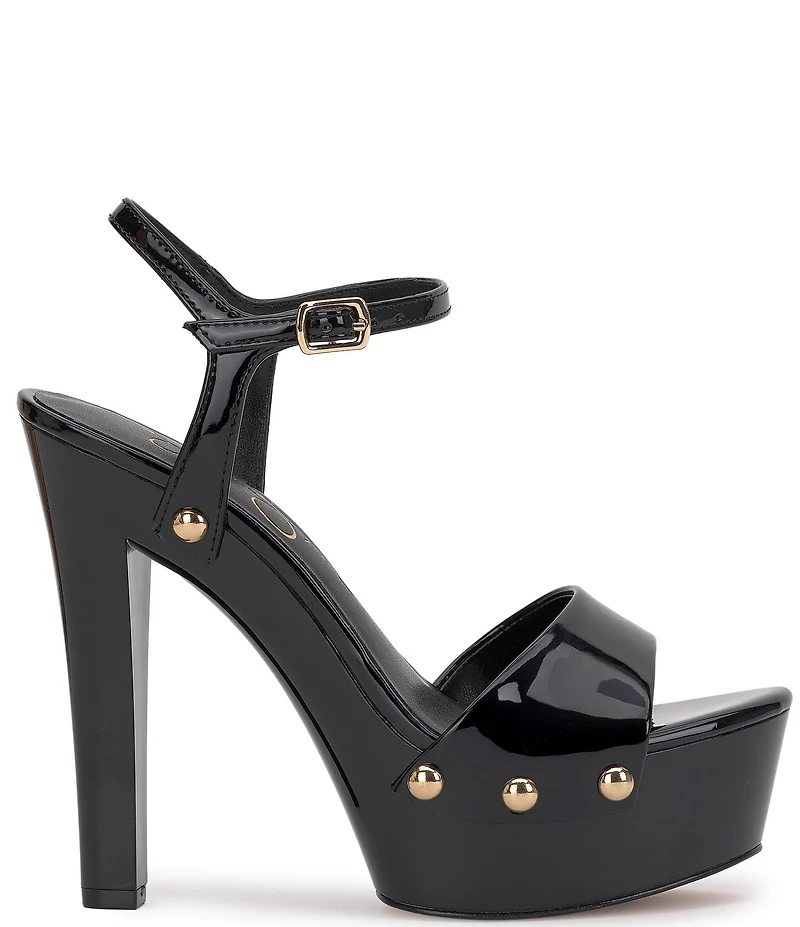 Jessica Simpson Calenta Patent Stud Platform Sandals