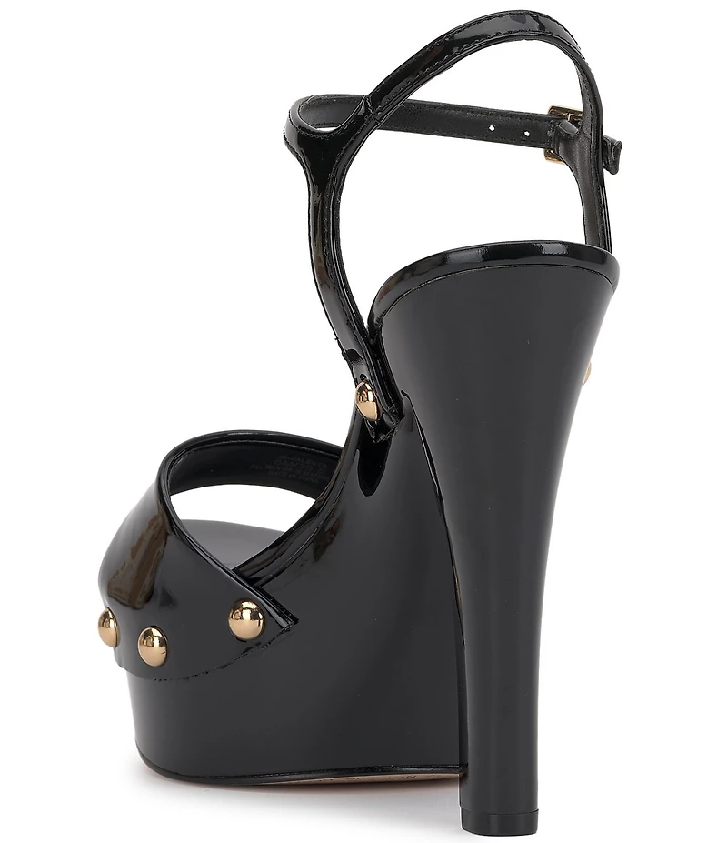 Jessica Simpson Calenta Patent Stud Platform Sandals
