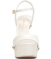 Jessica Simpson Calenta Patent Stud Platform Sandals