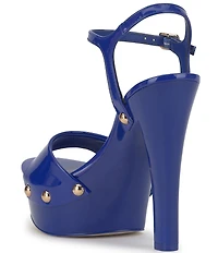 Jessica Simpson Calenta Patent Stud Platform Sandals