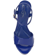 Jessica Simpson Calenta Patent Stud Platform Sandals