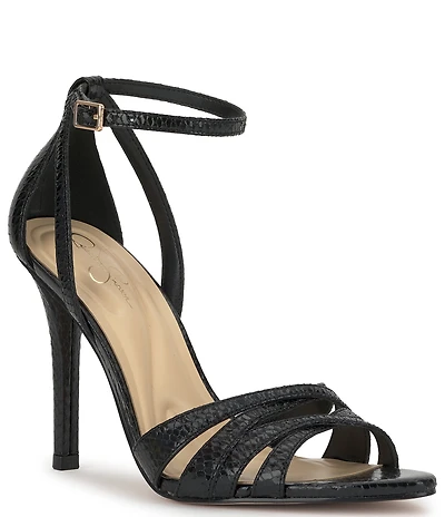 Jessica Simpson Calisa Embossed Strappy Dress Sandals