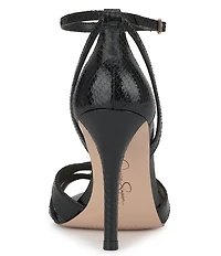 Jessica Simpson Calisa Embossed Strappy Dress Sandals