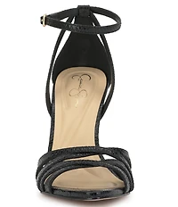 Jessica Simpson Calisa Embossed Strappy Dress Sandals