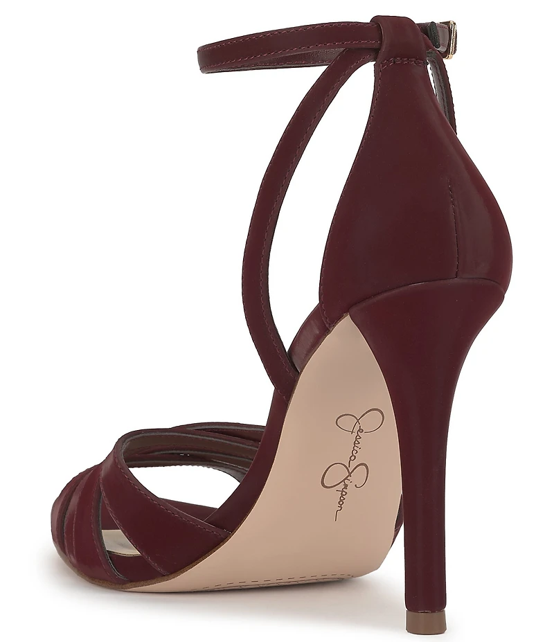 Jessica Simpson Calisa Sateen Strappy Dress Sandals