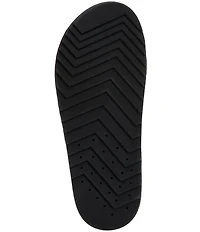 Jessica Simpson Caralyna Rhinestone Banded Knot Studded Slide Sandals