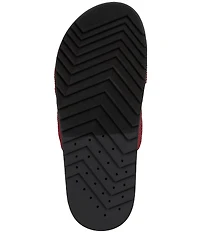 Jessica Simpson Caralyna Rhinestone Banded Knot Studded Slide Sandals