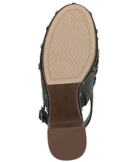 Jessica Simpson Cazea Bead Embellished Rhinestone Platform Clogs