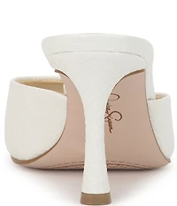 Jessica Simpson Cennet Lizard Embossed Slide Dress Sandals