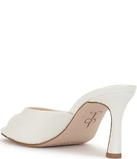 Jessica Simpson Cennet Lizard Embossed Slide Dress Sandals