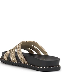 Jessica Simpson Colyve Rhinestone Studded Slide Sandals