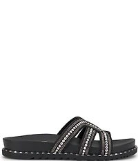 Jessica Simpson Colyve Rhinestone Studded Slide Sandals