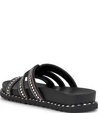 Jessica Simpson Colyve Rhinestone Studded Slide Sandals