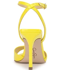 Jessica Simpson Davara Patent Ankle Wrap Dress Sandals