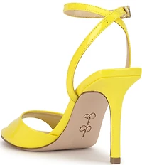Jessica Simpson Davara Patent Ankle Wrap Dress Sandals